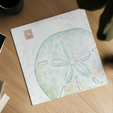 Delicate Sea IX by Daphne Brissonnet. Shown as a detailed flat fine art print, highlighting archival giclee quality. Available as an archival giclee rolled canvas, fine art paper, or poster print. SKU 74699a.