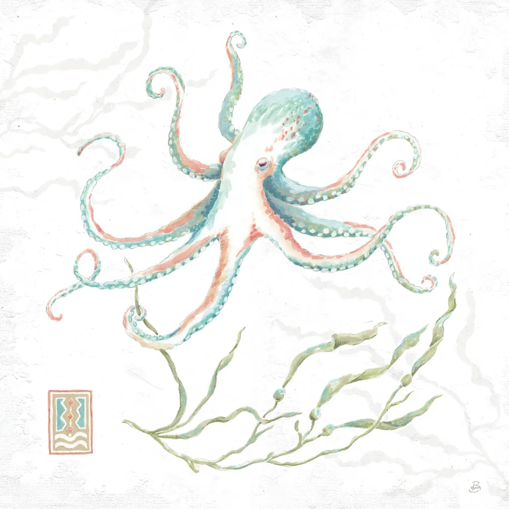 Delicate Sea V by Daphne Brissonnet. SKU 74695a. Archival Giclee Fine art print for wall decor.