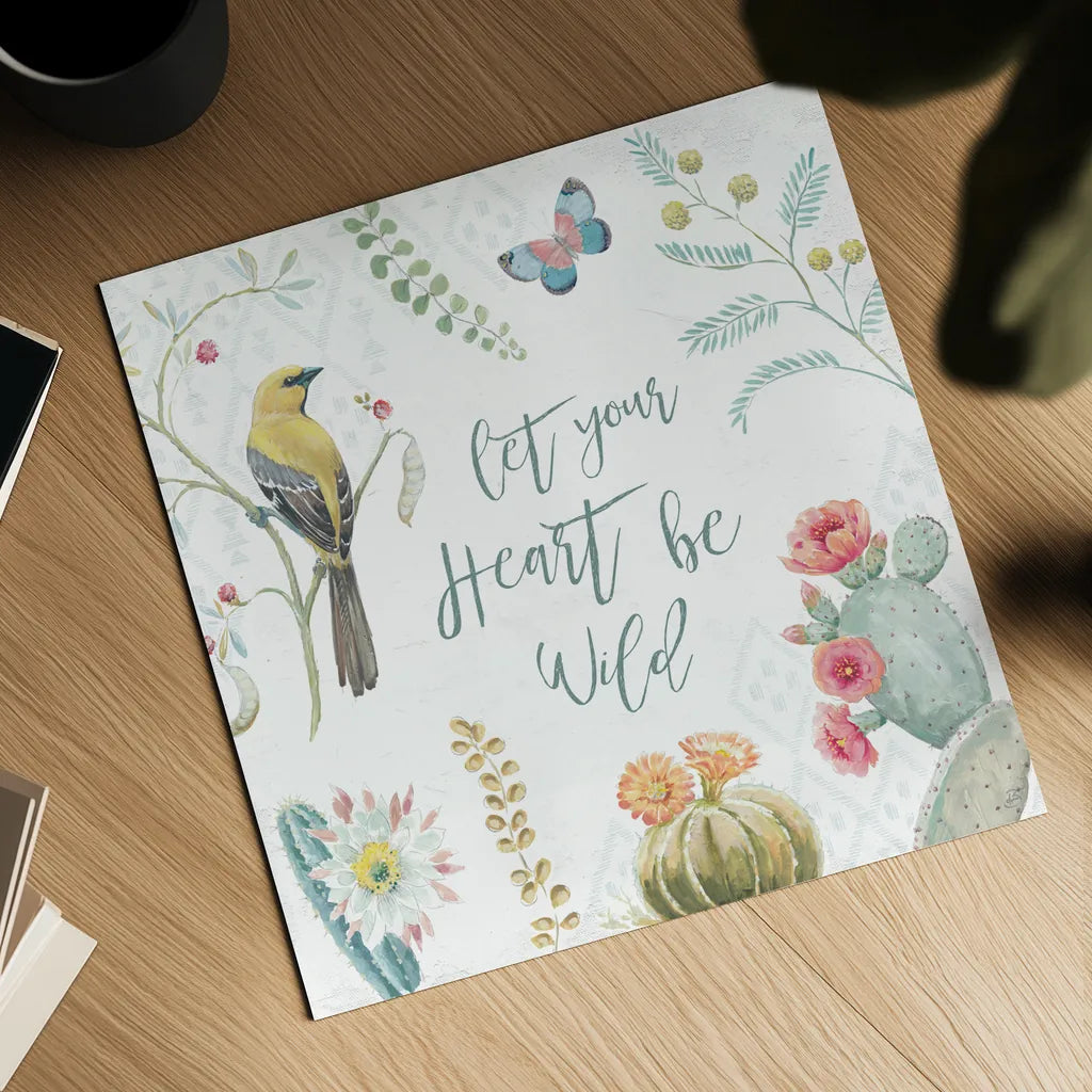 Desert Beauties VIII by Daphne Brissonnet. Shown as a detailed flat fine art print, highlighting archival giclee quality. Available as an archival giclee rolled canvas, fine art paper, or poster print. SKU 65732a.