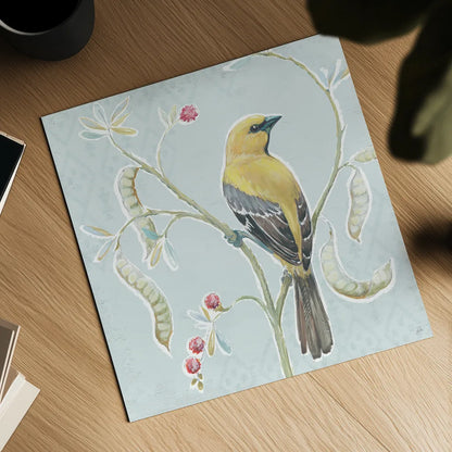 Desert Beauties XII Aqua by Daphne Brissonnet. Shown as a detailed flat fine art print, highlighting archival giclee quality. Available as an archival giclee rolled canvas, fine art paper, or poster print. SKU 65793a.