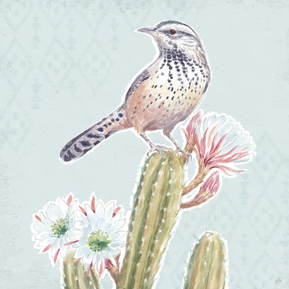 Desert Beauties XIII Aqua by Daphne Brissonnet. SKU 65794a. Archival Giclee Fine art print for wall decor.