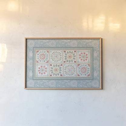 Desert Beauties XIX by Daphne Brissonnet. shown as a paper print in a natural frame. Available as a archival giclee rolled canvas, fine art paper, or poster print. SKU 65742i.