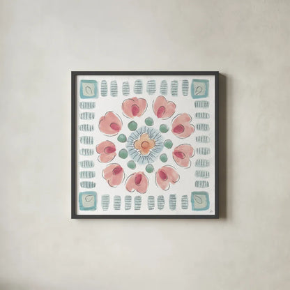 Desert Beauties XV by Daphne Brissonnet. Shown in a sleek black glass frame for a contemporary gallery look. Available as an archival giclee rolled canvas, fine art paper, or poster print. SKU 65738a.