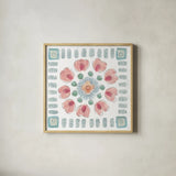 Desert Beauties XV by Daphne Brissonnet. Shown in a natural wood glass frame for a timeless modern aesthetic. Available as an archival giclee rolled canvas, fine art paper, or poster print. SKU 65738a.