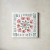 Desert Beauties XV by Daphne Brissonnet. Shown in a crisp white glass frame for a clean and minimalist style. Available as an archival giclee rolled canvas, fine art paper, or poster print. SKU 65738a.