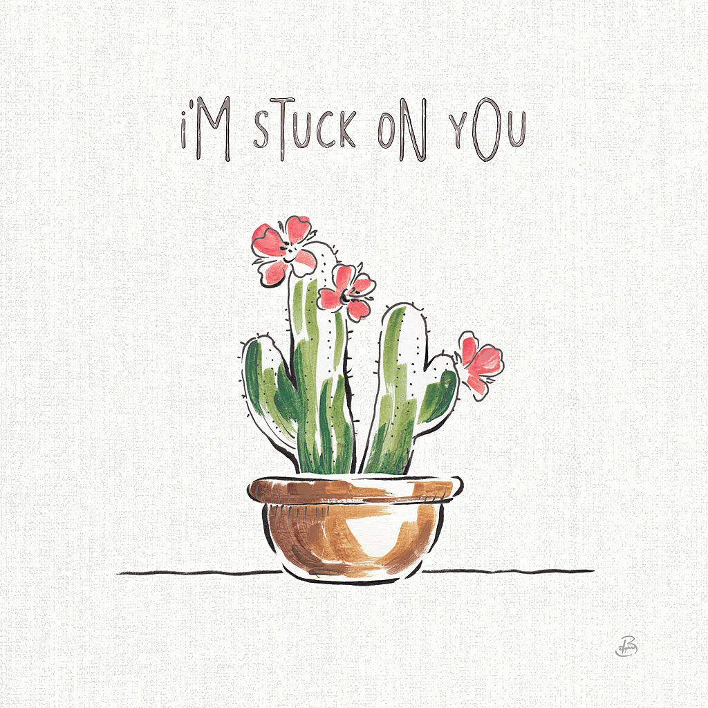 Desert Bloom II by Daphne Brissonnet. SKU 35018a. Archival Giclee Fine art print for wall decor.