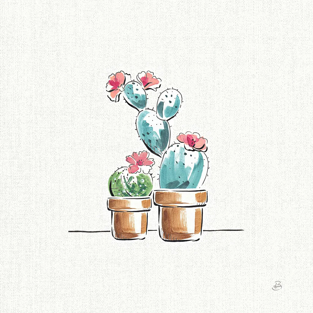 Desert Bloom V by Daphne Brissonnet. SKU 35021a. Archival Giclee Fine art print for wall decor.