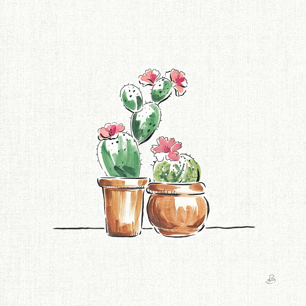 Desert Bloom VII by Daphne Brissonnet. SKU 35023a. Archival Giclee Fine art print for wall decor.