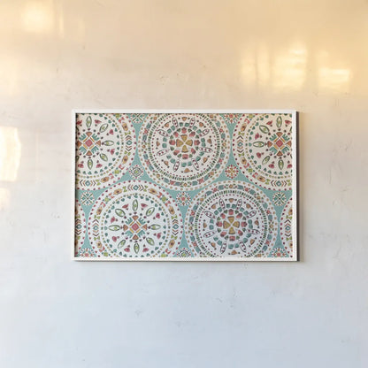 Desert Bloom XII by Daphne Brissonnet. shown as a paper print in a white frame. Available as a archival giclee rolled canvas, fine art paper, or poster print. SKU 35028i.