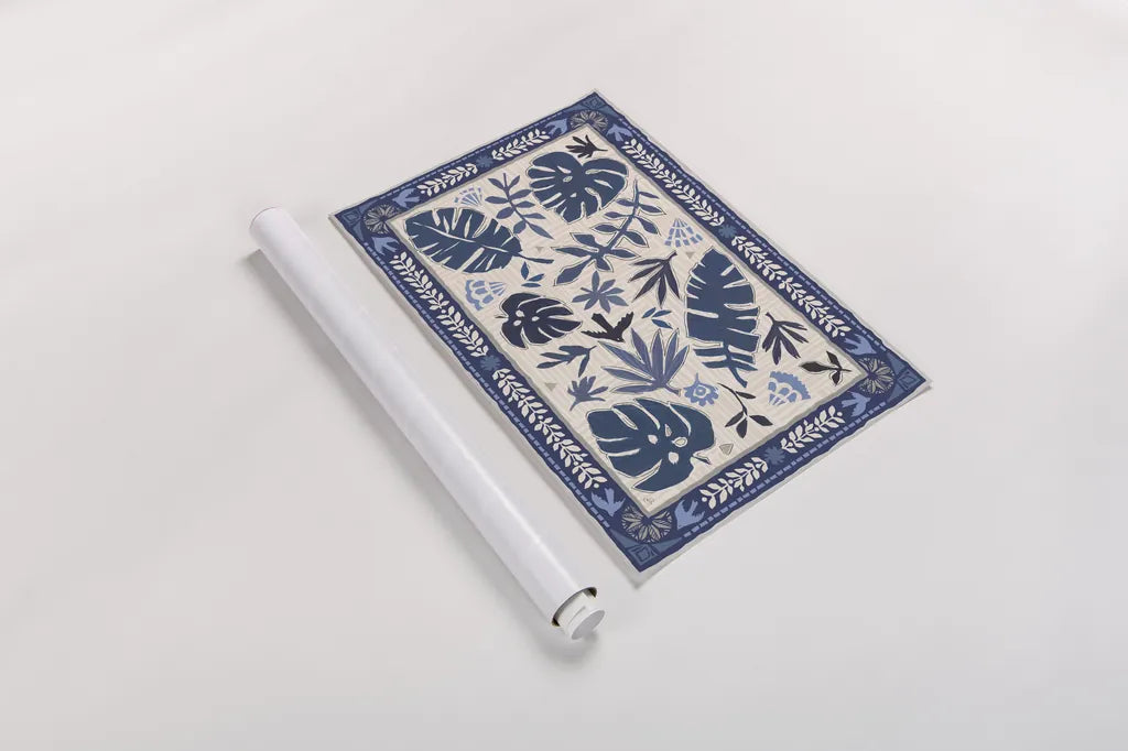 Desert Flair I by Daphne Brissonnet. shown as a rolled paper print. Available as archival giclee rolled canvas, fine art paper, or poster print. SKU 62044i.