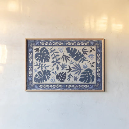 Desert Flair I by Daphne Brissonnet. shown as a paper print in a natural frame. Available as a archival giclee rolled canvas, fine art paper, or poster print. SKU 62044i.