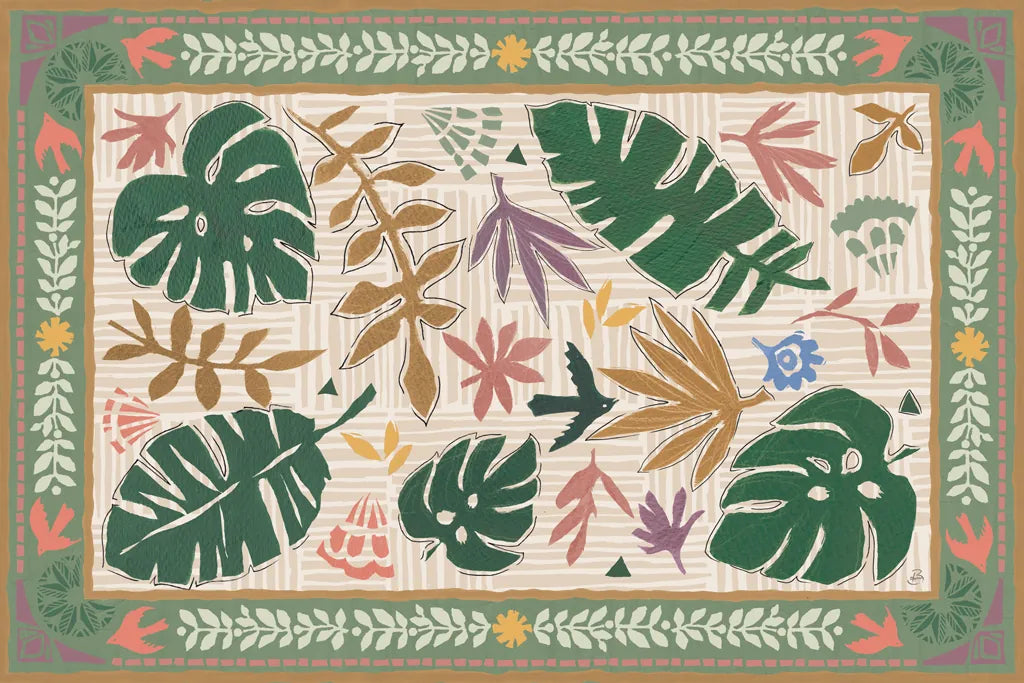 Desert Flair I Color by Daphne Brissonnet. SKU 62051i. Archival Giclee Fine art print for wall decor.