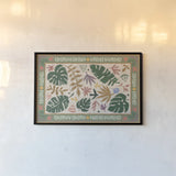 Desert Flair I Color by Daphne Brissonnet. shown as a paper print in a black flame. Available as a archival giclee rolled canvas, fine art paper, or poster print. SKU 62051i.