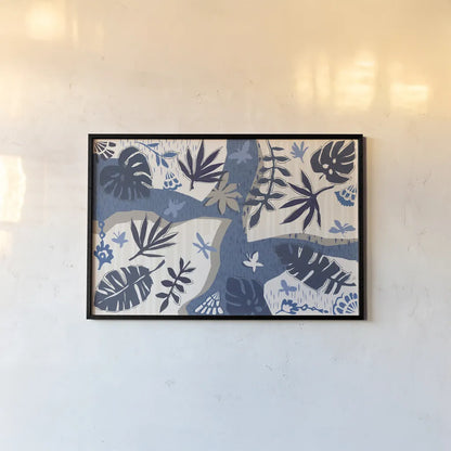 Desert Flair II by Daphne Brissonnet. shown as a paper print in a black flame. Available as a archival giclee rolled canvas, fine art paper, or poster print. SKU 62045i.