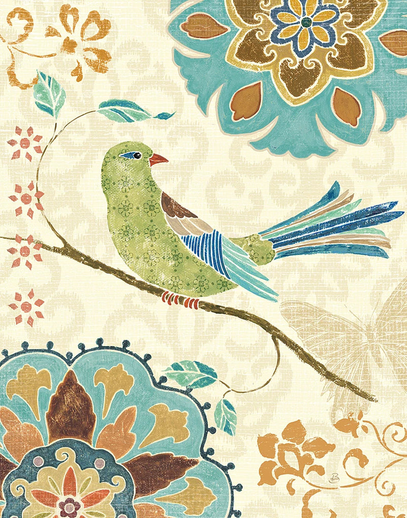Eastern Tales Birds II by Daphne Brissonnet