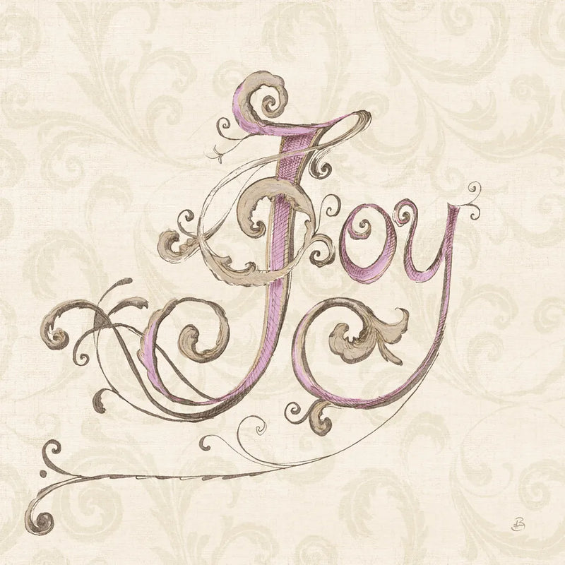 Elegant Season Joy Pink by Daphne Brissonnet. SKU 76416a. Archival Giclee Fine art print for wall decor.