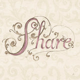 Elegant Season Share Pink by Daphne Brissonnet. SKU 76420a. Archival Giclee Fine art print for wall decor.