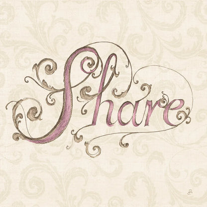 Elegant Season Share Pink by Daphne Brissonnet. SKU 76420a. Archival Giclee Fine art print for wall decor.