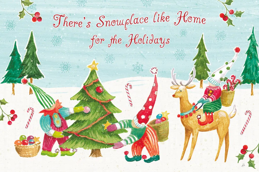 Elf Factory I by Daphne Brissonnet. SKU 58518i. Archival Giclee Fine art print for wall decor.