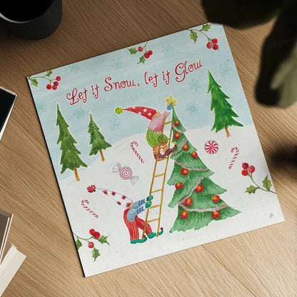 Elf Factory V by Daphne Brissonnet. Shown as a detailed flat fine art print, highlighting archival giclee quality. Available as an archival giclee rolled canvas, fine art paper, or poster print. SKU 58522a.