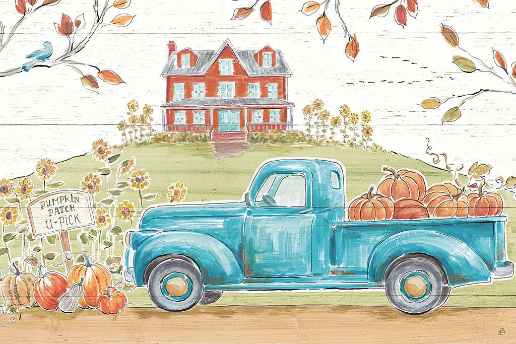 Fall Market II by Daphne Brissonnet. SKU 39194i. Archival Giclee Fine art print for wall decor.