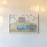 Fall Market II by Daphne Brissonnet. shown as a paper print in a white frame. Available as a archival giclee rolled canvas, fine art paper, or poster print. SKU 39194i.