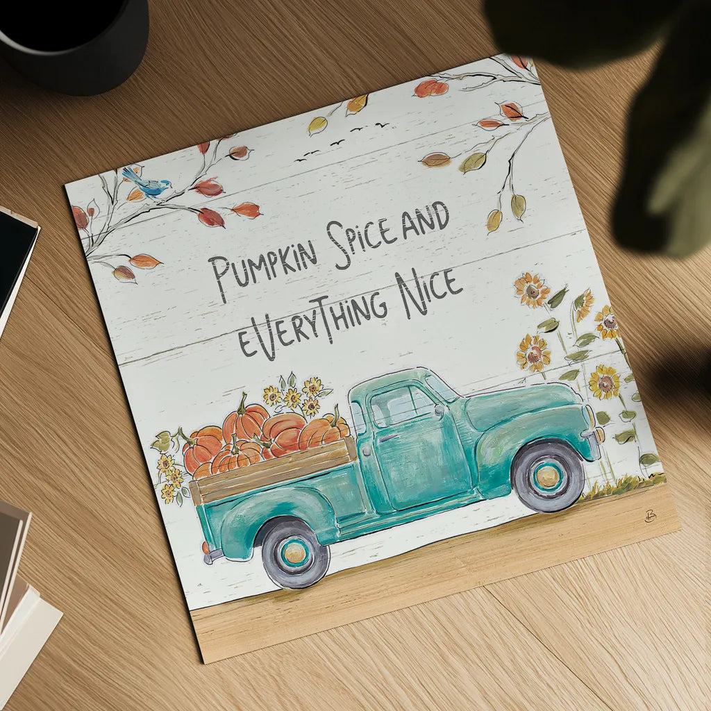 Fall Market III by Daphne Brissonnet. Shown as a detailed flat fine art print, highlighting archival giclee quality. Available as an archival giclee rolled canvas, fine art paper, or poster print. SKU 39195a.