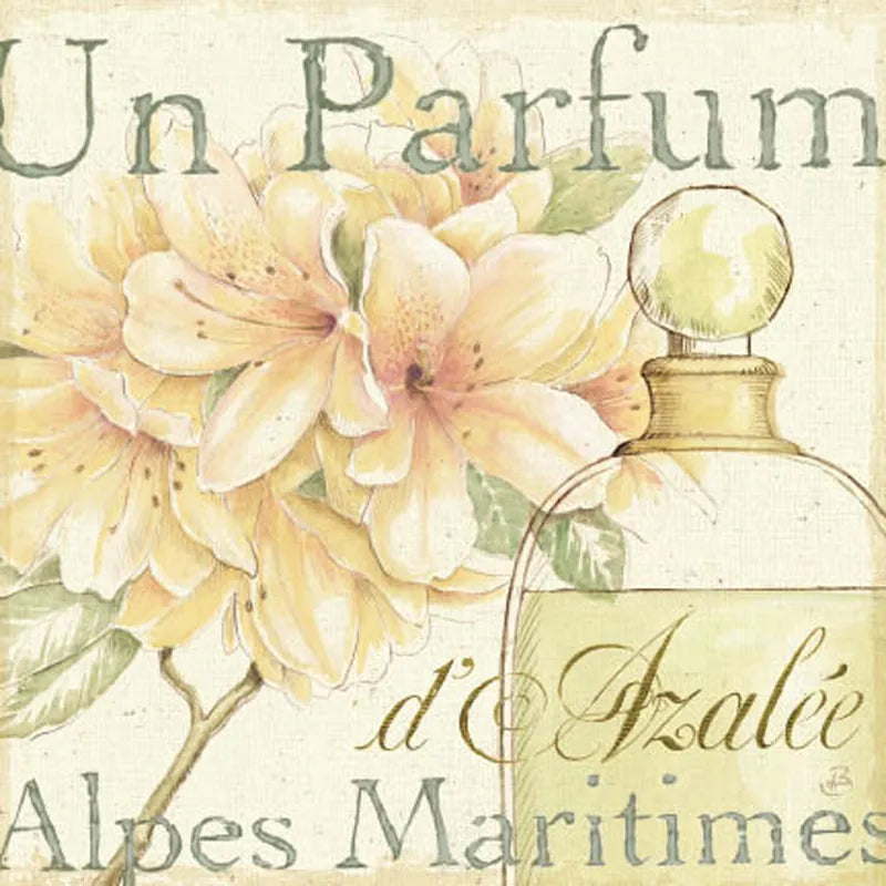 Fleurs Parfums III by Daphne Brissonnet. SKU 1676a. Archival Giclee Fine art print for wall decor.