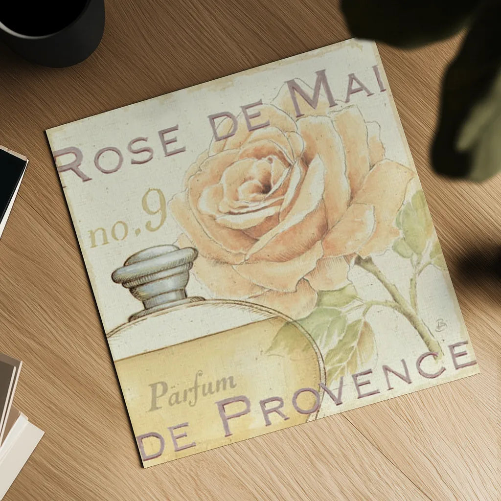 Fleurs and Parfum I by Daphne Brissonnet. Shown as a detailed flat fine art print, highlighting archival giclee quality. Available as an archival giclee rolled canvas, fine art paper, or poster print. SKU 1674a.