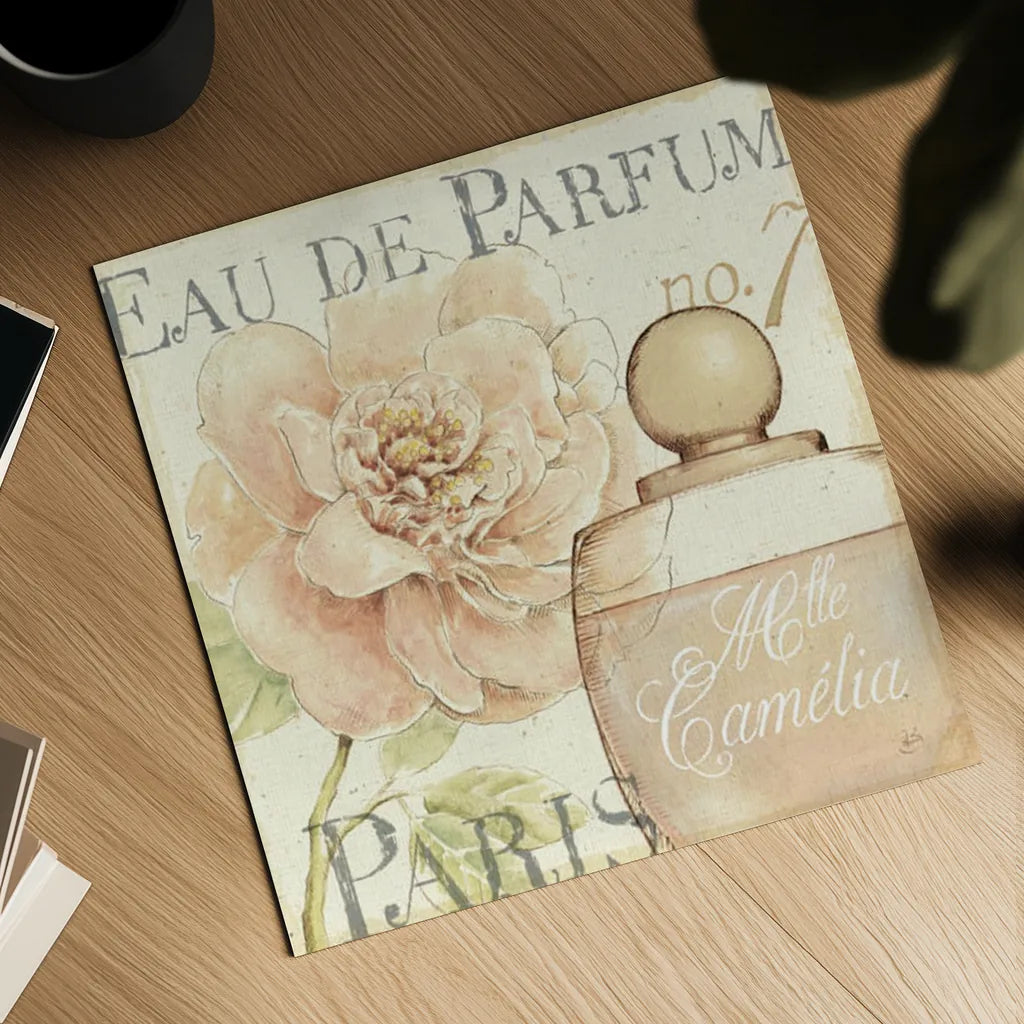 Fleurs and Parfum II by Daphne Brissonnet. Shown as a detailed flat fine art print, highlighting archival giclee quality. Available as an archival giclee rolled canvas, fine art paper, or poster print. SKU 1675a.