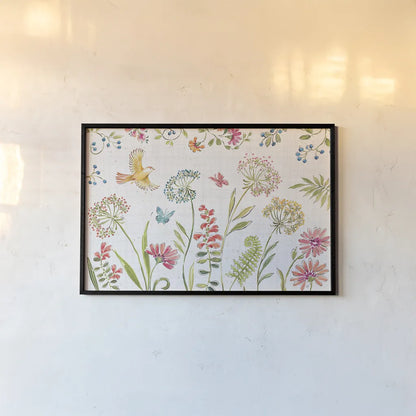 Flying Colors I by Daphne Brissonnet. shown as a paper print in a black flame. Available as a archival giclee rolled canvas, fine art paper, or poster print. SKU 51086i.