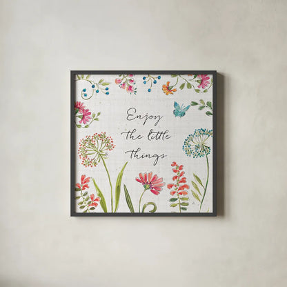 Flying Colors IV by Daphne Brissonnet. Shown in a sleek black glass frame for a contemporary gallery look. Available as an archival giclee rolled canvas, fine art paper, or poster print. SKU 51089a.