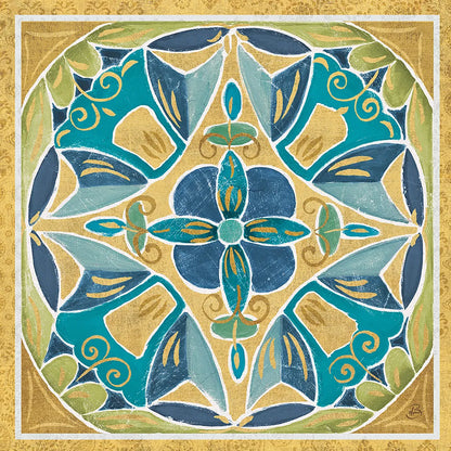 Free Bird Mexican Tiles III by Daphne Brissonnet. SKU 21872a. Archival Giclee Fine art print for wall decor.