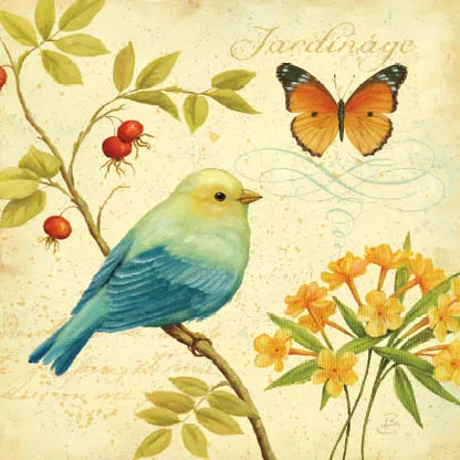 Garden Passion I by Daphne Brissonnet. SKU 4922a. Archival Giclee Fine art print for wall decor.