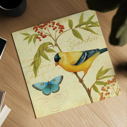 Garden Passion II by Daphne Brissonnet. Shown as a detailed flat fine art print, highlighting archival giclee quality. Available as an archival giclee rolled canvas, fine art paper, or poster print. SKU 4923a.