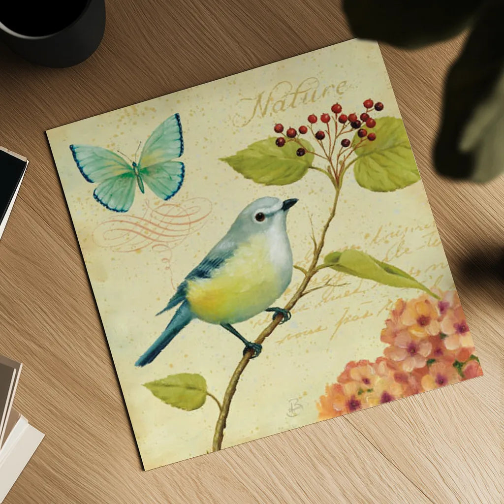 Garden Passion III by Daphne Brissonnet. Shown as a detailed flat fine art print, highlighting archival giclee quality. Available as an archival giclee rolled canvas, fine art paper, or poster print. SKU 4924a.