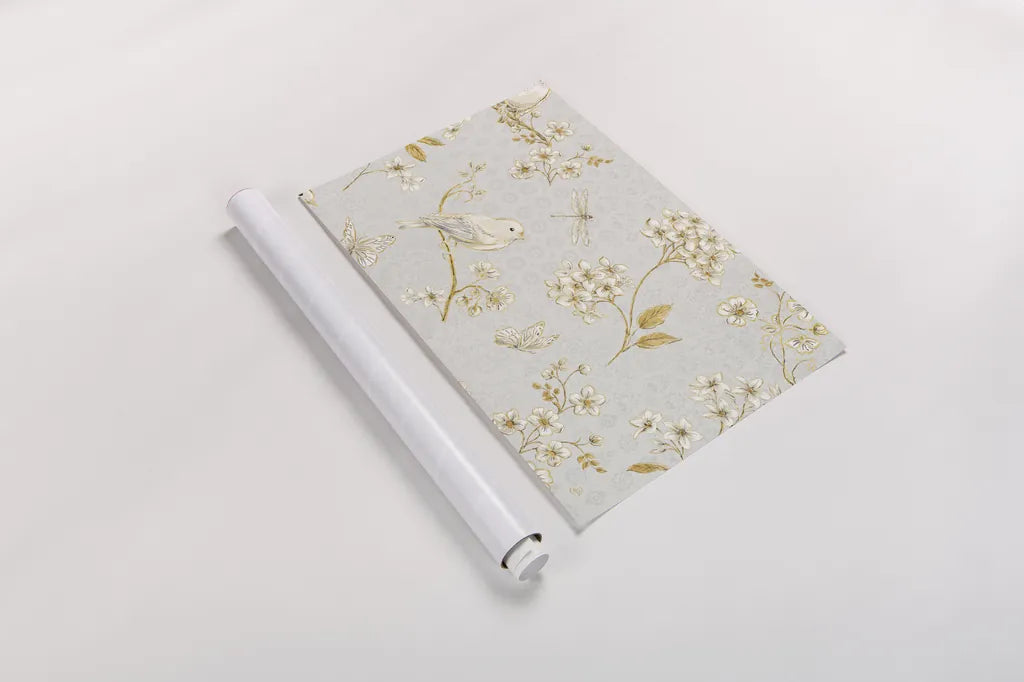 Golden Garden II Crop by Daphne Brissonnet. shown as a rolled paper print. Available as archival giclee rolled canvas, fine art paper, or poster print. SKU 21869i.