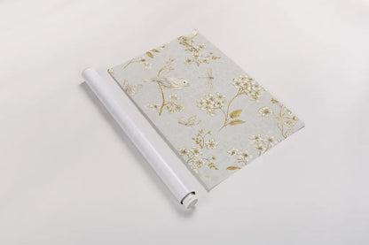 Golden Garden II Crop by Daphne Brissonnet. shown as a rolled paper print. Available as archival giclee rolled canvas, fine art paper, or poster print. SKU 21869i.