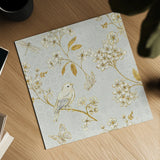 Golden Garden IV by Daphne Brissonnet. Shown as a detailed flat fine art print, highlighting archival giclee quality. Available as an archival giclee rolled canvas, fine art paper, or poster print. SKU 30999a.