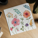 Gypsy Meadow III by Daphne Brissonnet. Shown as a detailed flat fine art print, highlighting archival giclee quality. Available as an archival giclee rolled canvas, fine art paper, or poster print. SKU 57759a.