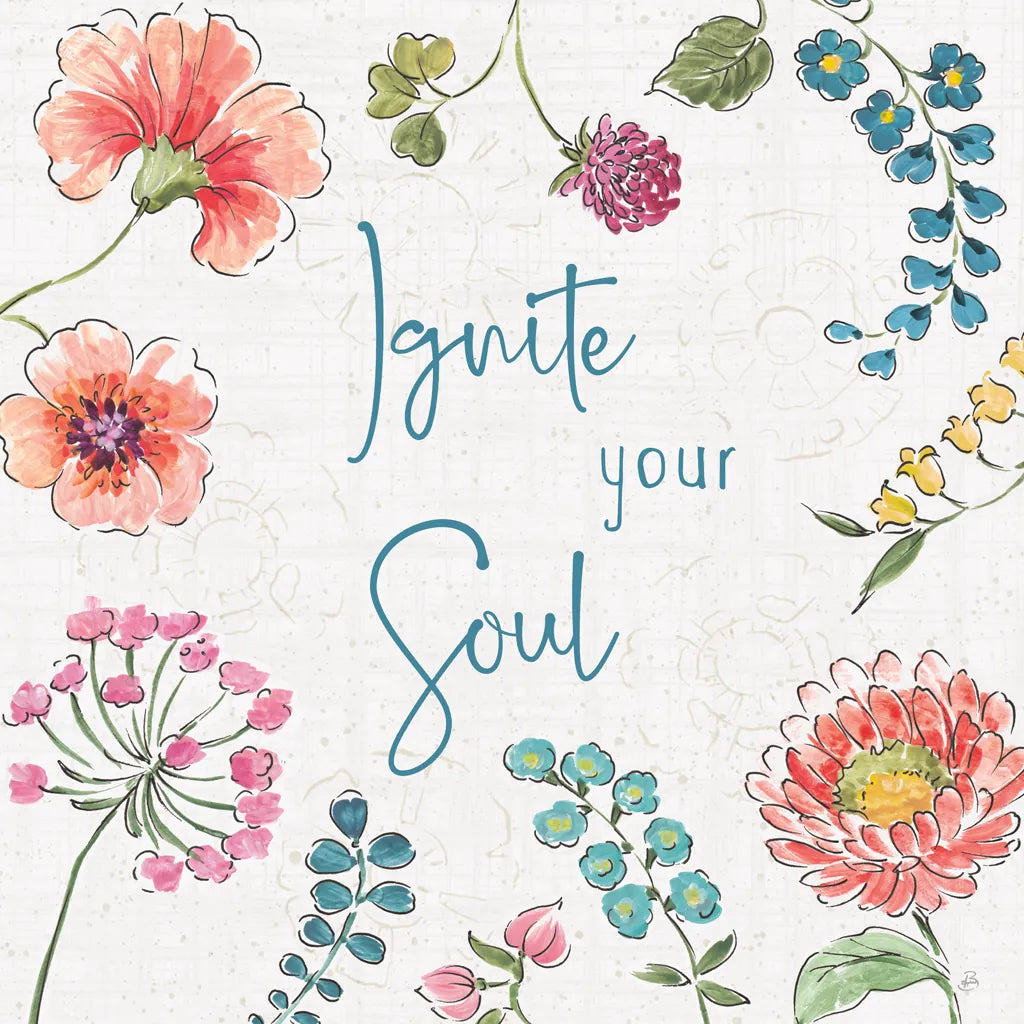 Gypsy Meadow IV by Daphne Brissonnet. SKU 57760a. Archival Giclee Fine art print for wall decor.