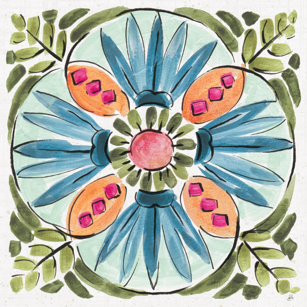 Gypsy Meadow IX by Daphne Brissonnet. SKU 57765a. Archival Giclee Fine art print for wall decor.