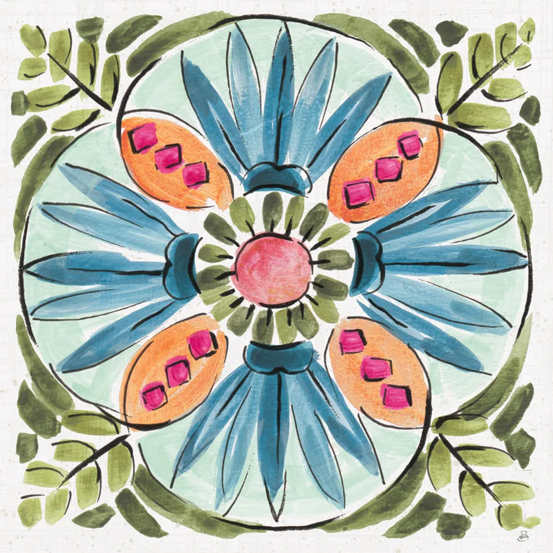 Gypsy Meadow IX by Daphne Brissonnet. SKU 57765a. Archival Giclee Fine art print for wall decor.