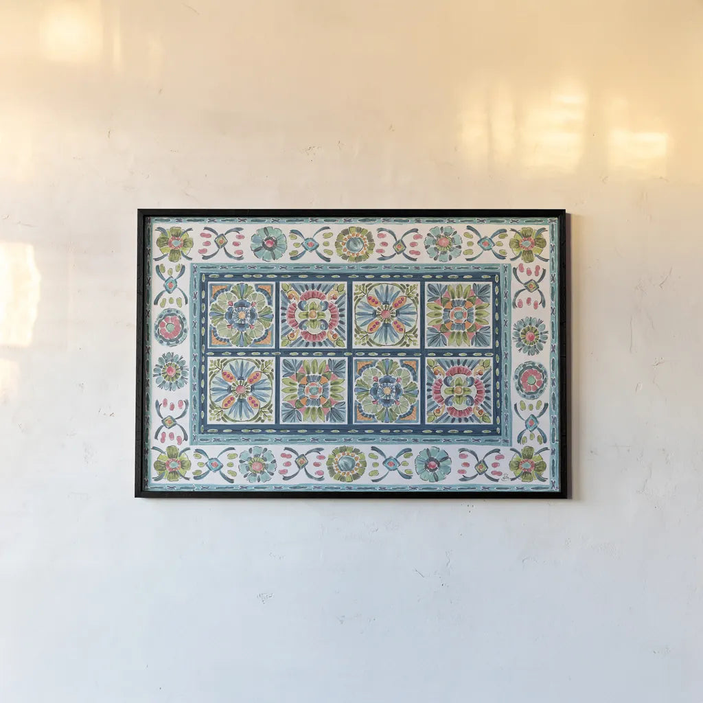 Gypsy Meadow VI by Daphne Brissonnet. shown as a paper print in a black flame. Available as a archival giclee rolled canvas, fine art paper, or poster print. SKU 57762i.