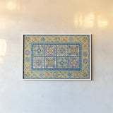 Gypsy Meadow VII by Daphne Brissonnet. shown as a paper print in a white frame. Available as a archival giclee rolled canvas, fine art paper, or poster print. SKU 57763i.