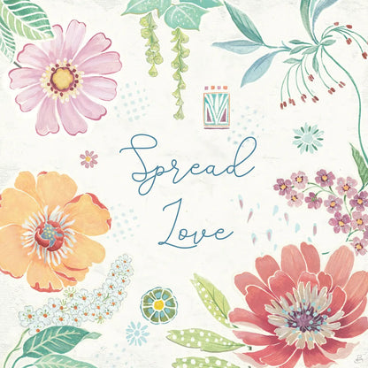 Happy Meadow V by Daphne Brissonnet. SKU 74036a. Archival Giclee Fine art print for wall decor.