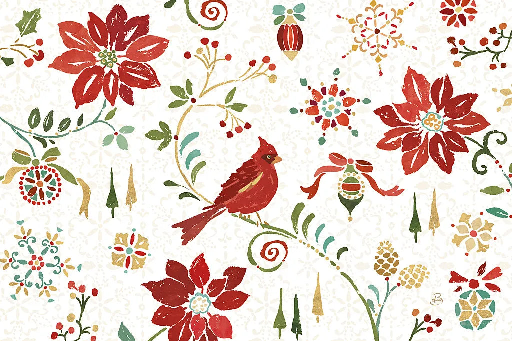 Holiday Impressions I by Daphne Brissonnet. SKU 31961i. Archival Giclee Fine art print for wall decor.