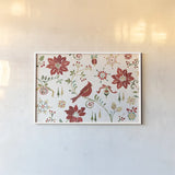 Holiday Impressions I by Daphne Brissonnet. shown as a paper print in a white frame. Available as a archival giclee rolled canvas, fine art paper, or poster print. SKU 31961i.