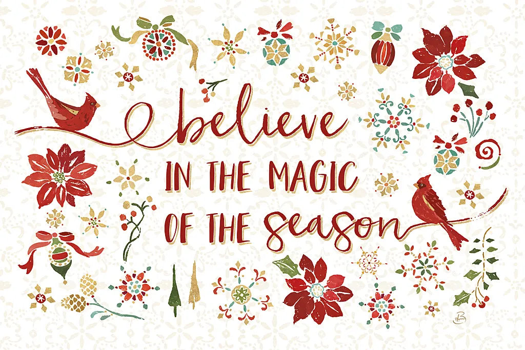 Holiday Impressions II by Daphne Brissonnet. SKU 31962i. Archival Giclee Fine art print for wall decor.