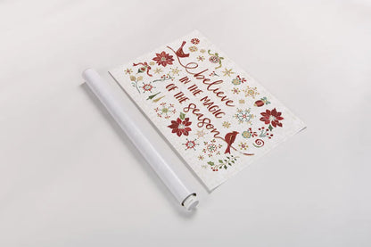 Holiday Impressions II by Daphne Brissonnet. shown as a rolled paper print. Available as archival giclee rolled canvas, fine art paper, or poster print. SKU 31962i.